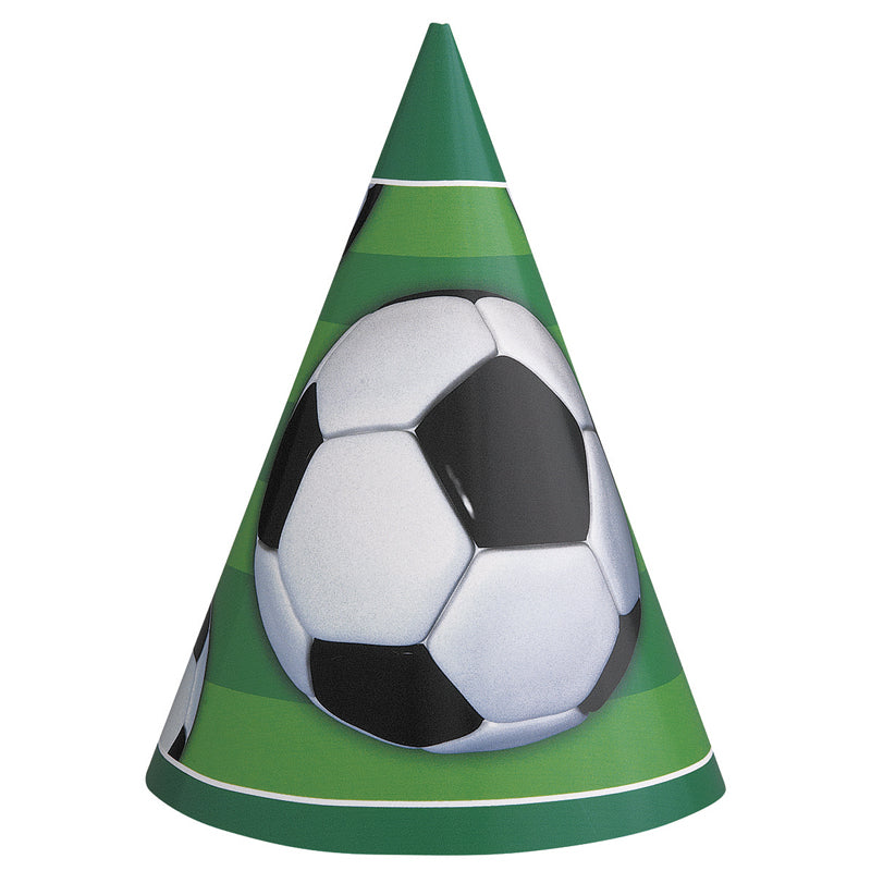 Football Cone Hats - Pack of 8