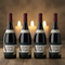 Four bottles in a single row, count exact