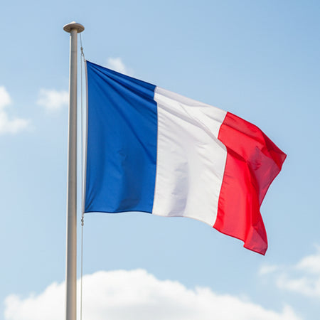 French Polyester Fabric Flag - 5ft