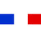 French Themed Flag Banner - 120 x 30cm