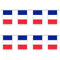 French Cloth Flag Bunting - 10m