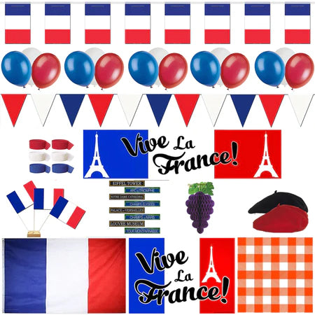 French Decoration & Novelty Party Pack