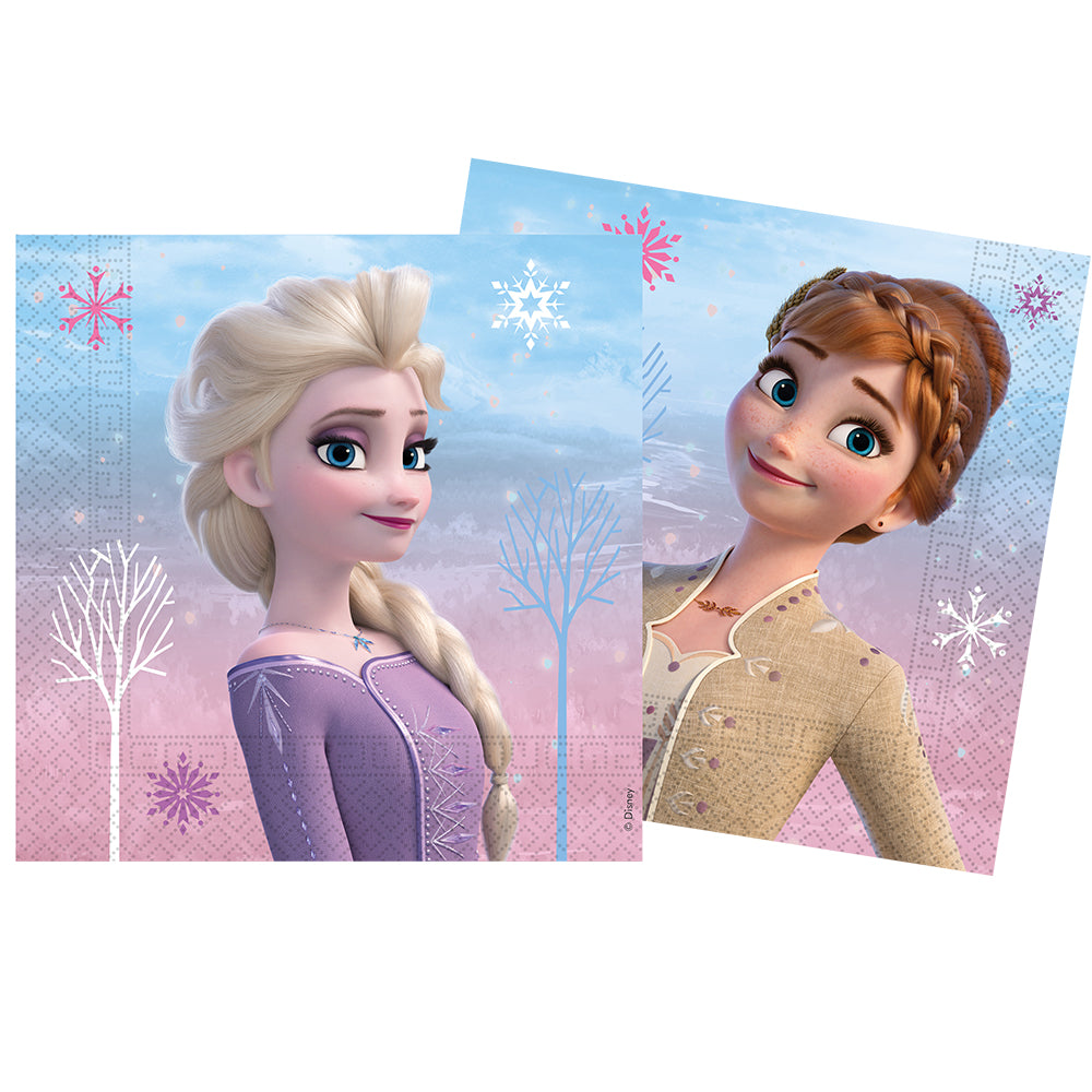 Disney Frozen 2 Wind Spirit Paper Napkins - 33cm - Pack of 20