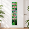 Full Australian street-sign banner on a white wall