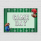 Game Day Poster on White Brick Wall