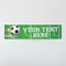 Goal Your Text Here Banner on Wall