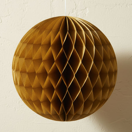 Gold Honeycomb Ball - 20cm
