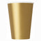 Gold Paper Cups - 266ml - Each