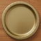 Gold Paper Plates - Each - 9