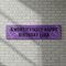 Gothic Birthday Banner Lighter Grey Brick Wall
