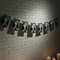 Gothic Bunting on White Brick Wall - No Branches