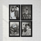 Gothic Prints Gallery Style White Brick Wall