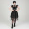 Gothic Schoolgirl Costume Neutral Background