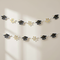 Graduation Bunting on Wall with Light and Shade