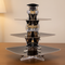 Graduation Cupcake Stand with Party Background