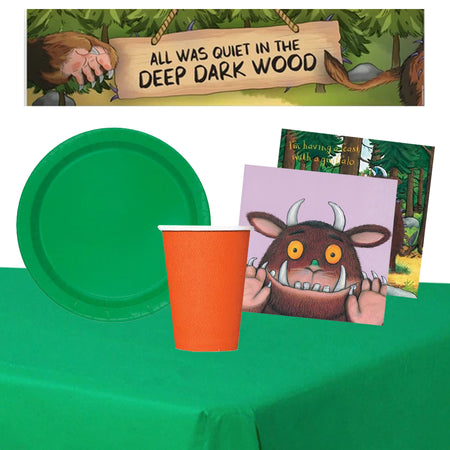 The Gruffalo Tableware Pack for 8 with FREE Banner!