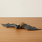 Halloween Hairy Bat Decoration on Wood Table