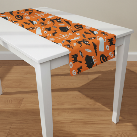 Halloween Table Runner - Full Room Setting