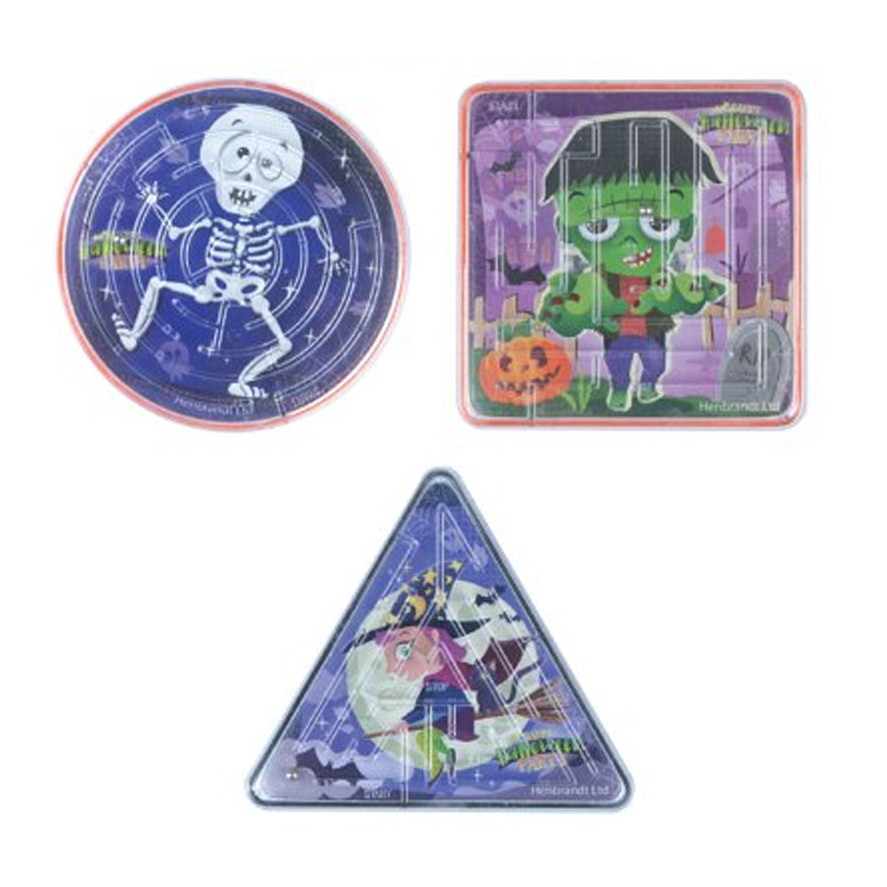 Halloween Puzzle Maze - Assorted Shapes - Each