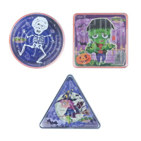 Halloween Puzzle Maze - Assorted Shapes - Each