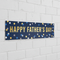 Happy Father's Day Banner - White Brick Wall Angled