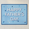 Happy Father's Day Poster - White Brick Wall Close Up