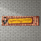 Happy Halloween Circus Banner on Grey Brick Wall