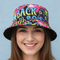 Happy Person Wearing Back to 80s Hat