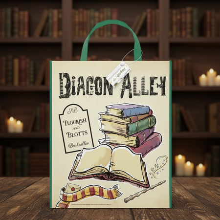 Harry Potter Diagon Alley Tote Bag on Table