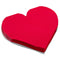 Red Heart Shape Paper Napkins - Pack of 16