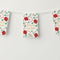 Holly & Poinsettia Merry Christmas Paper Flag Bunting Decoration - 2.4m