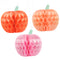 Tissue Honeycomb Pumpkin Decorations - 24cm - Pack of 3
