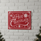 Hot Chocolate Poster on White Brick Wall