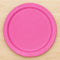 Hot Pink Paper Plates - Each - 9