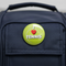 I Love Tennis Badge on Tennis Sports Bag No Pin