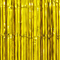 Gold foil curtain close-up