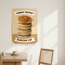 Pancake Day Poster displayed on wall in lifestyle setting