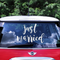 Just Married Car Stickers - 45x35cm