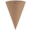 Kraft Chip Cone - 15cm - Each