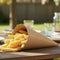 Kraft Chip Cone - 15cm - Each