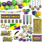 Mardi Gras Large Decoration and Novelty Party Pack