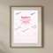 Personalised The Last Rodeo Hen Party Keepsake Print - A4