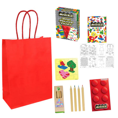 Building Blocks Plastic Free Party Bag Kit with Contents - Each