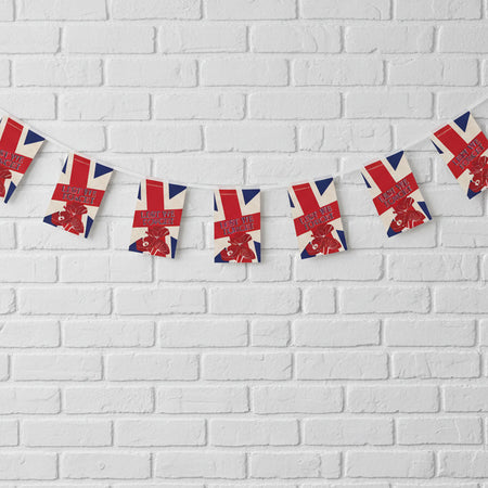 Remembrance Sunday 'Lest We Forget' Flag Interior Bunting - 2.4m