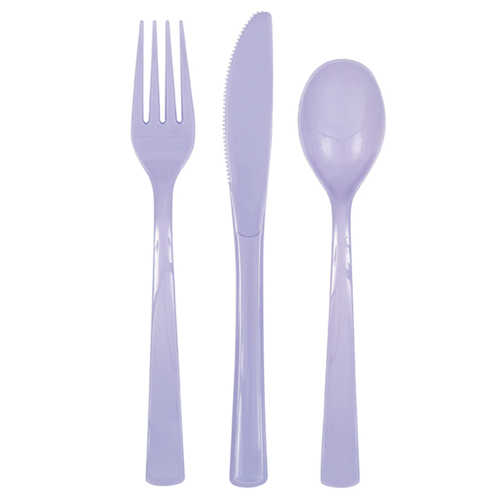 Lilac Reusable Cutlery - Pack of 18