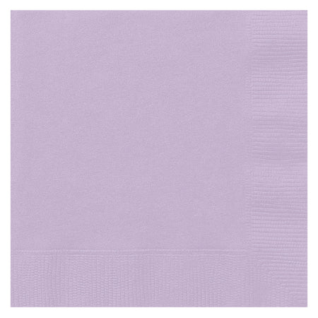 Pastel Lilac Luncheon Napkins 33cm - Pack of 50