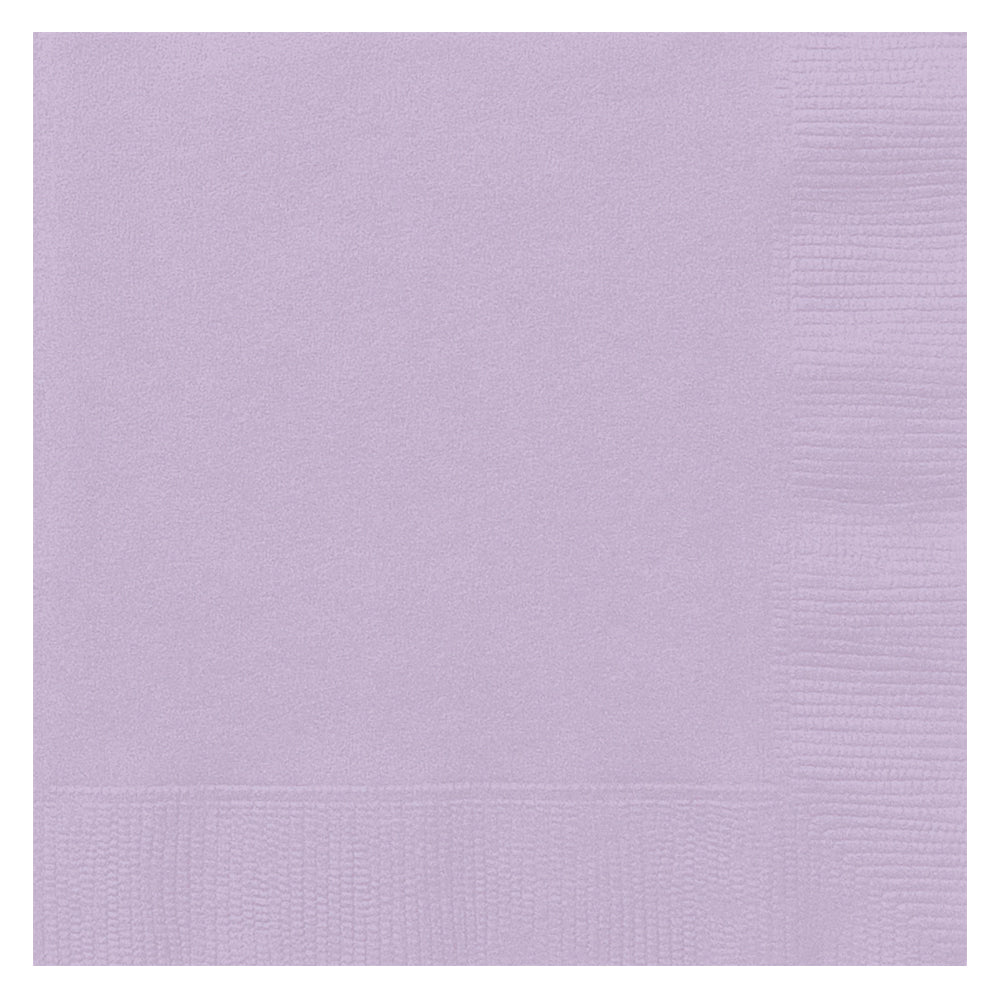 Pastel Lilac Luncheon Napkins 33cm - Pack of 20