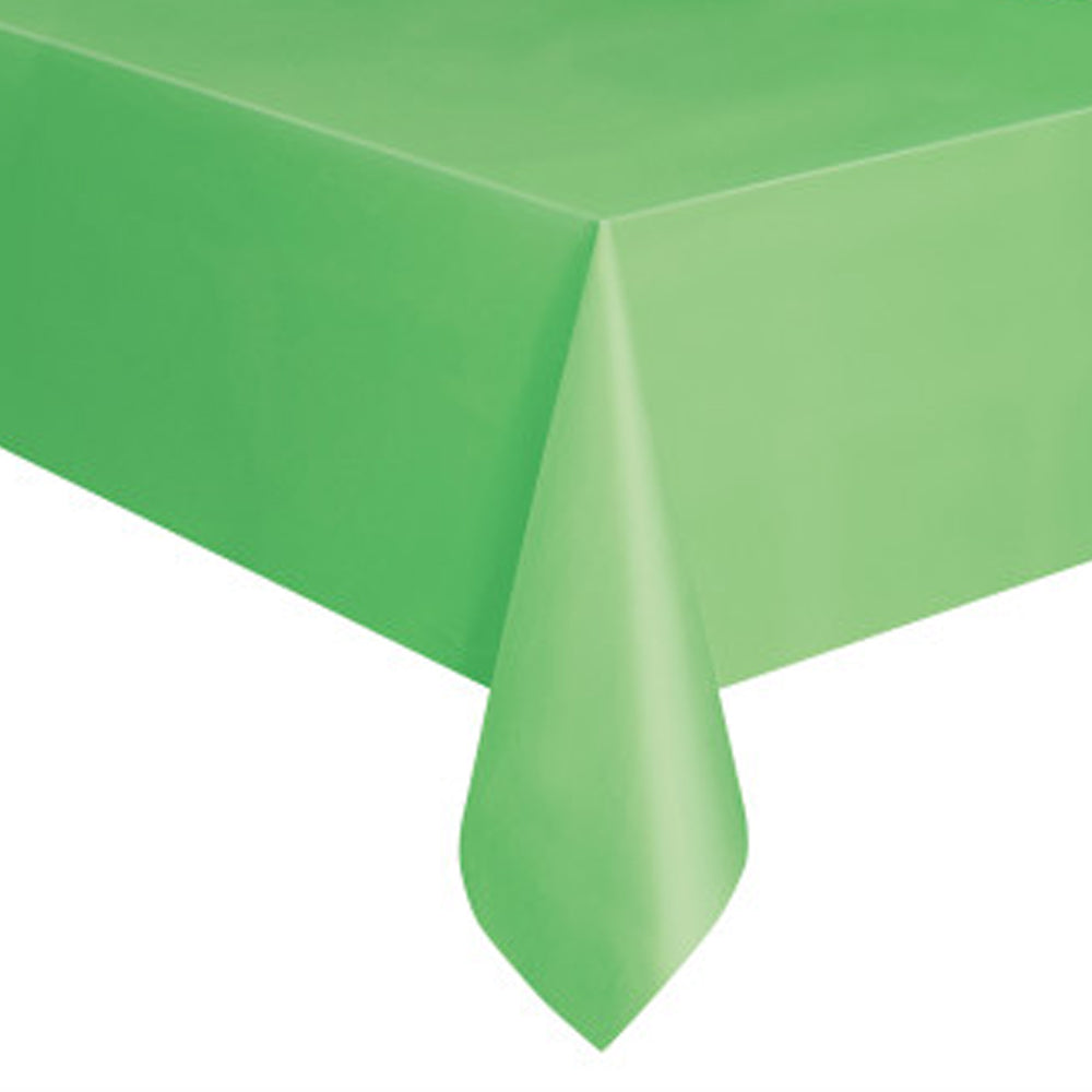 Lime Green Plastic Tablecloth