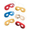 Metallic Foil Eye Masks - Assorted Colours - Pack of 8