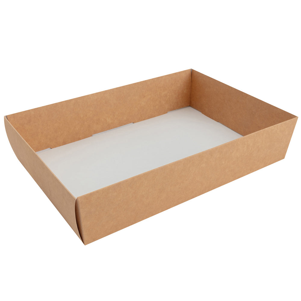 Kraft Medium Food Platter Box - 36cm x 25cm - Each